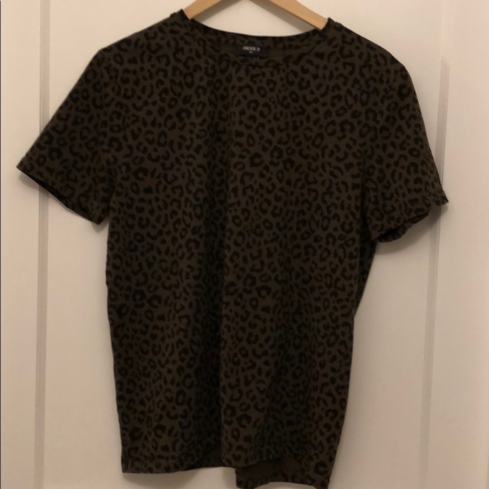 Forever 21 • Cheetah Black & Brown Shirt